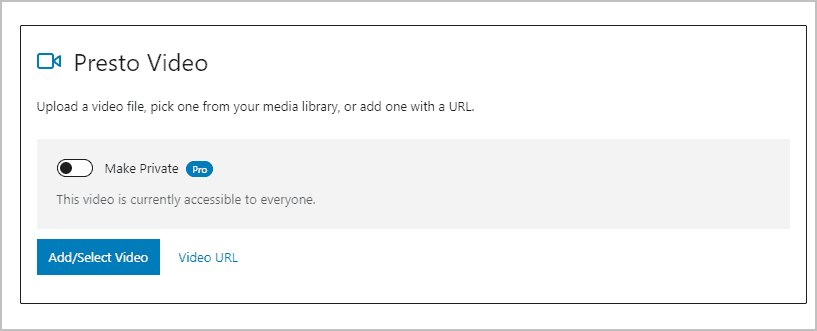 presto free video block