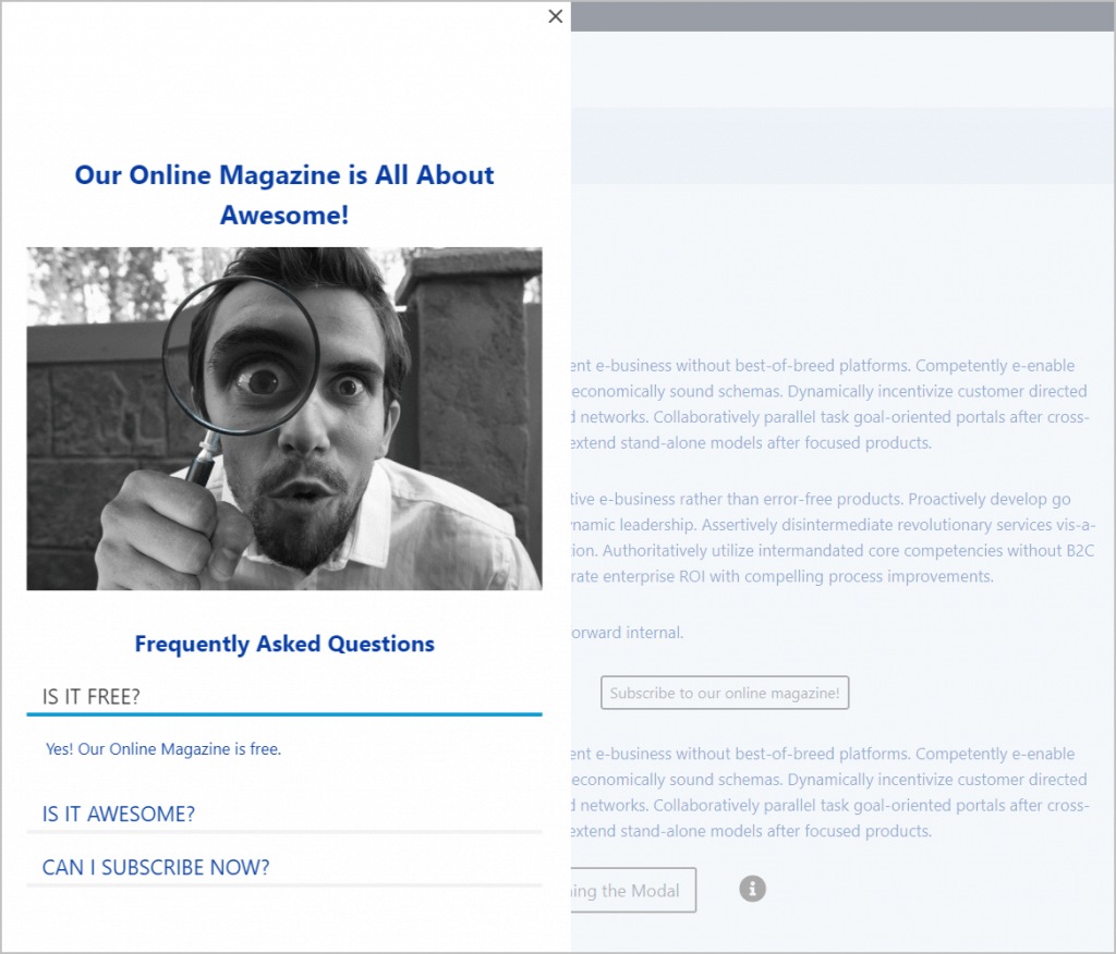 side modal final as faq