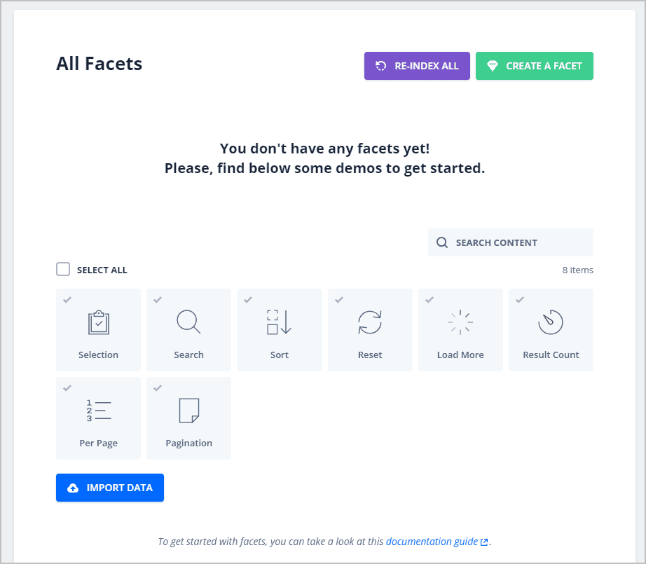 gridbuilderwp facets screen
