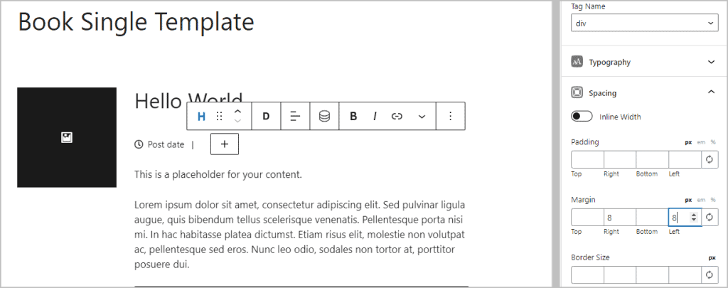 adding post meta divider