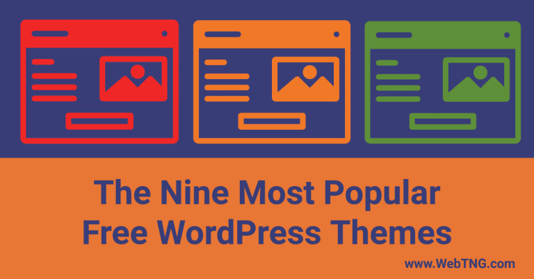 nine most popular free wordpress themes