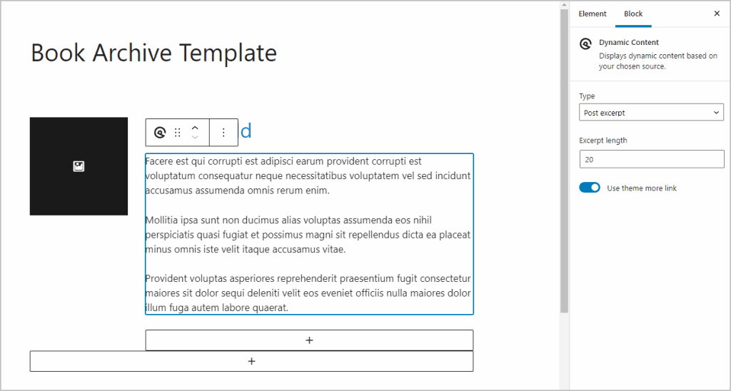 post excerpt options
