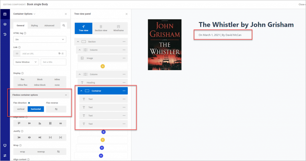 horizontally aligning post meta