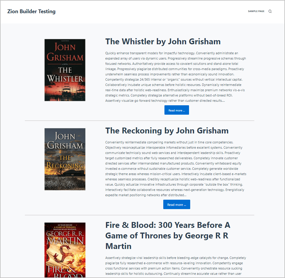 archive front-end so far