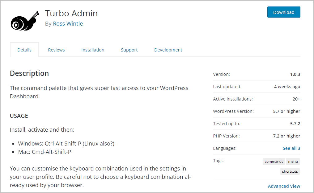 free version on wordpress org