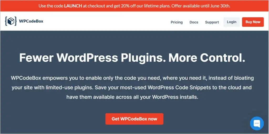 wpcodebox website