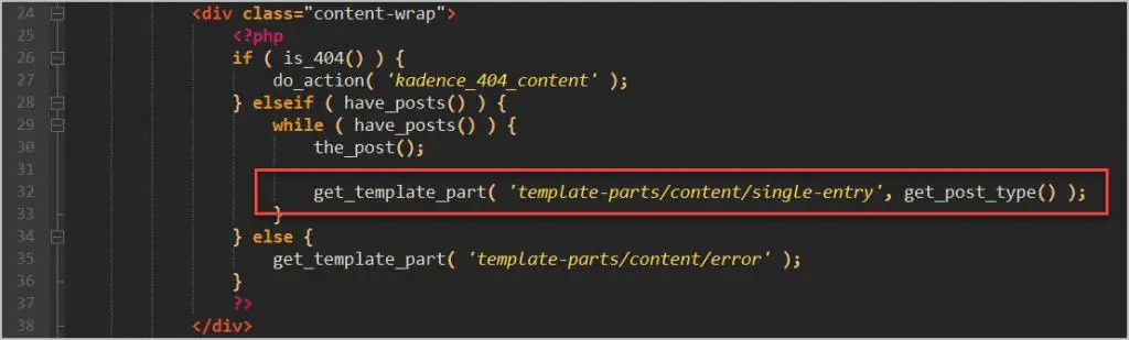 orginal version of include