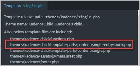 verifying new template being used 1