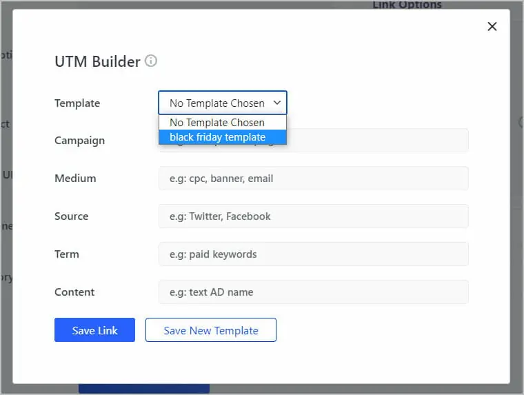 new utm template available
