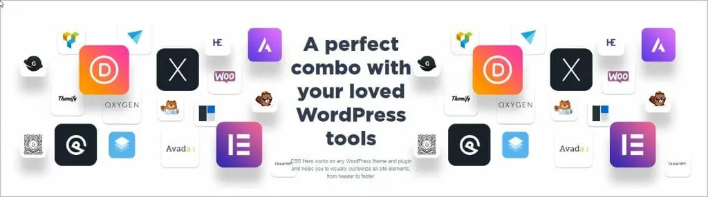 css hero works with popular themes and plugins