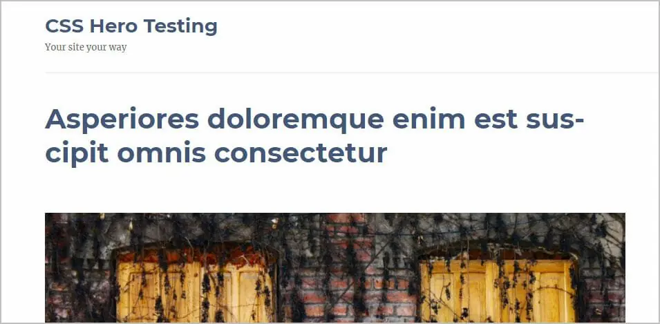 title and padding before