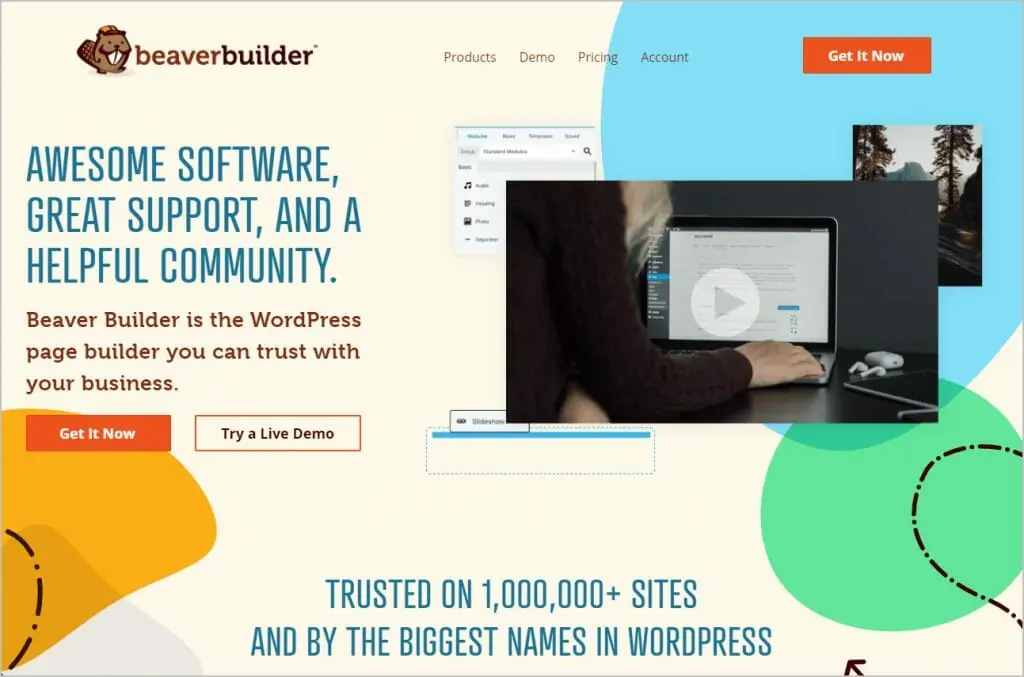 beaver builder home page