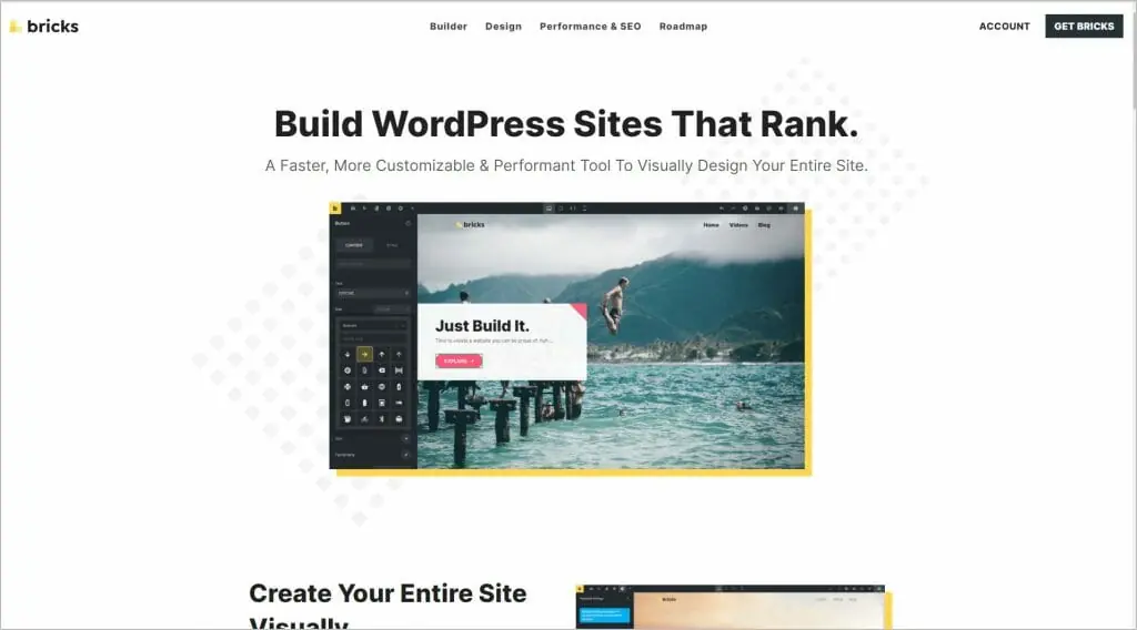 bricks home page