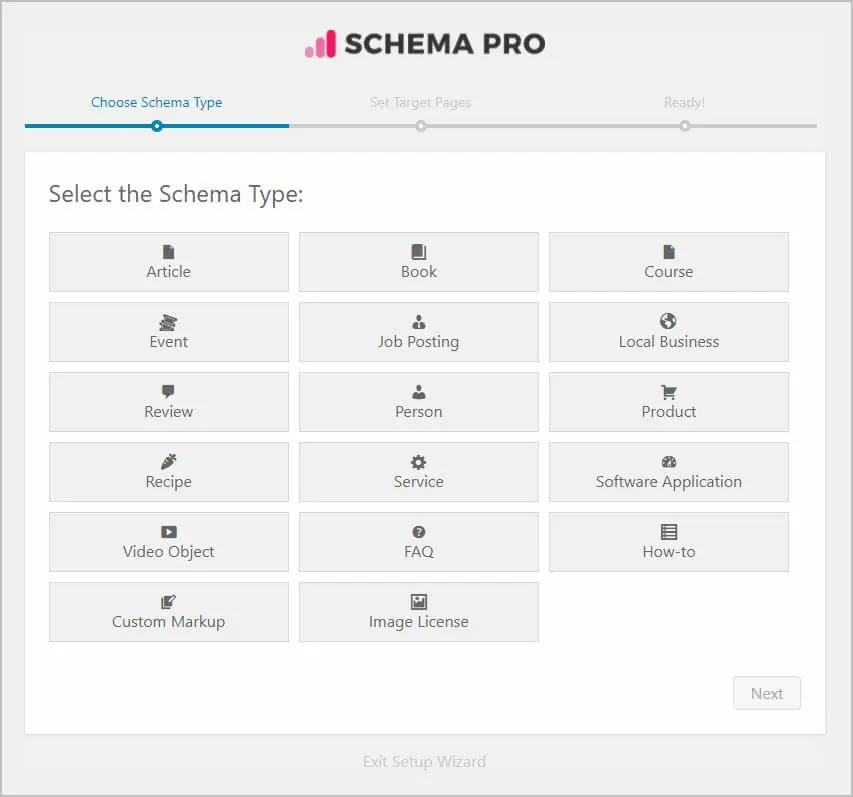 schema pro schema types