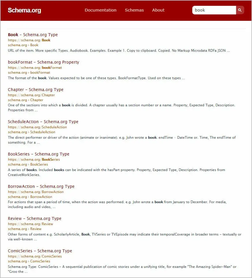 search results for book