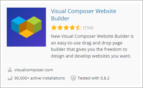 visual composer card