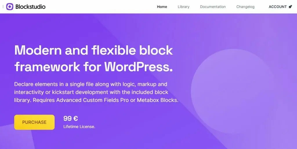 blockstudio home page