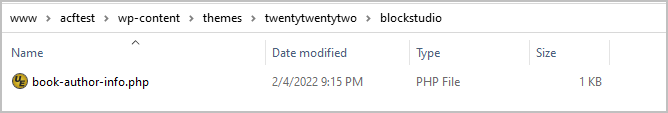 copied the foloder and php file to the new theme