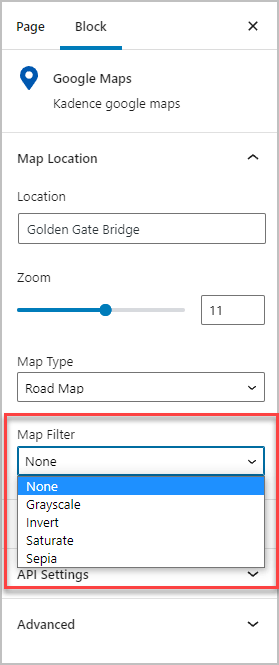 pick display filter
