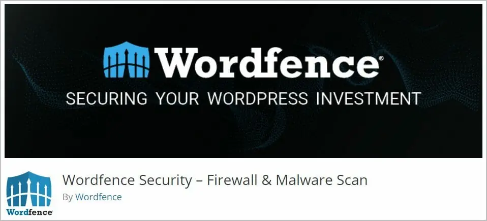 wordfence banner
