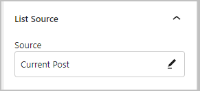 list source default
