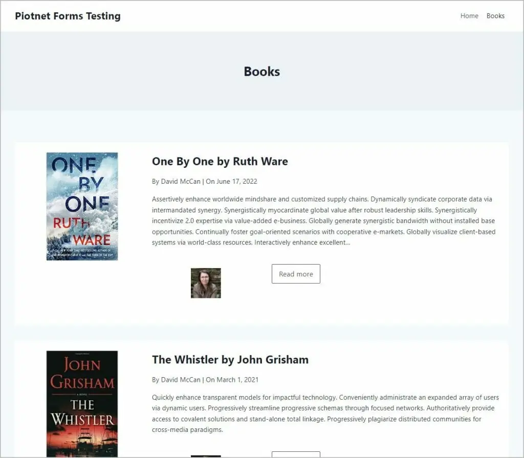 new book record in the book archive
