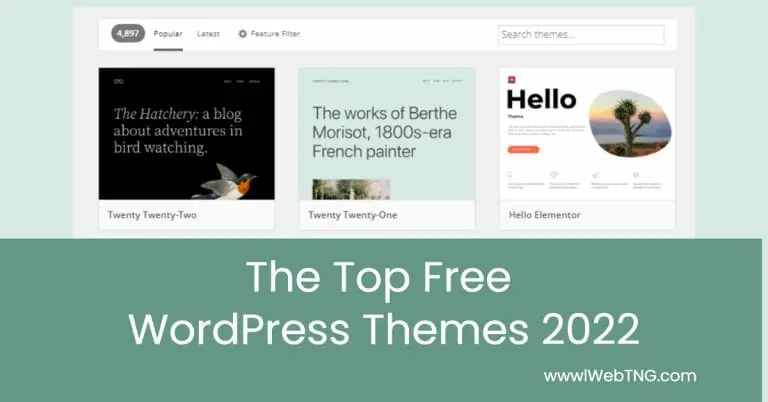 top free wordpress themes 2022