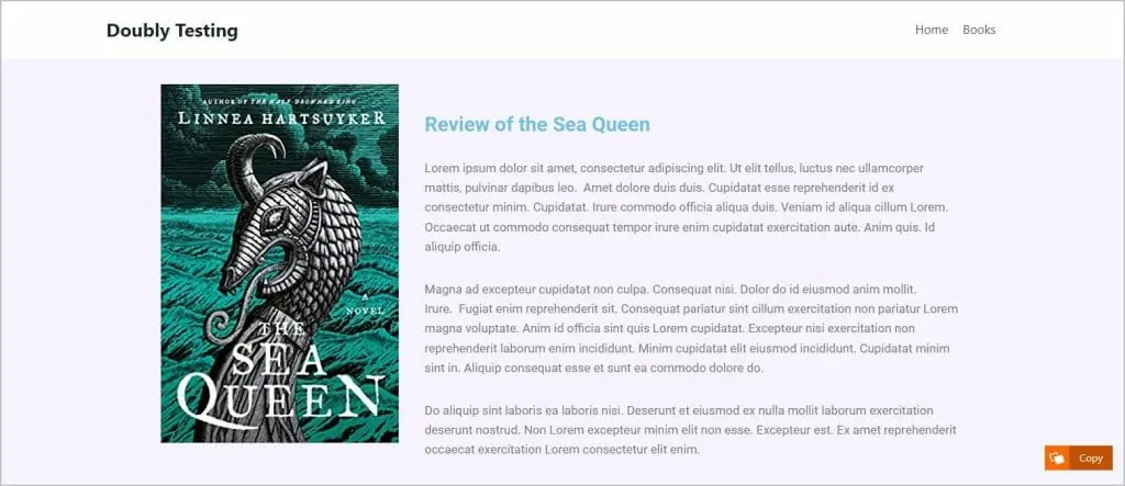 doubly copy button showing