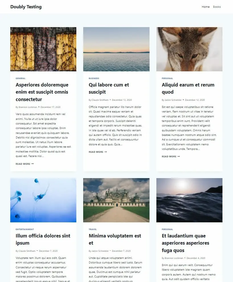 doubly source site home page