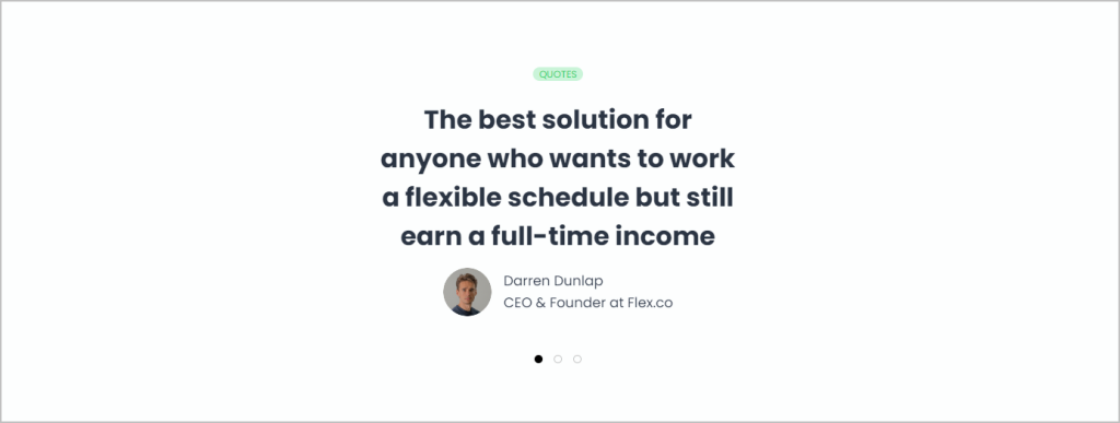 final quote slider