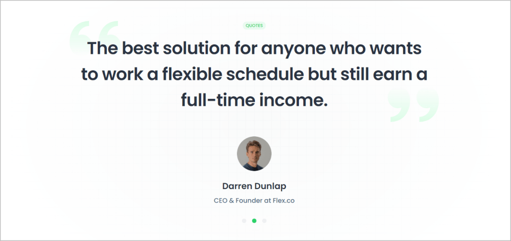 reference quote slider