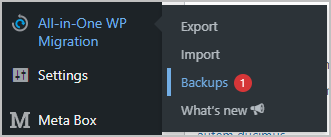 backup made