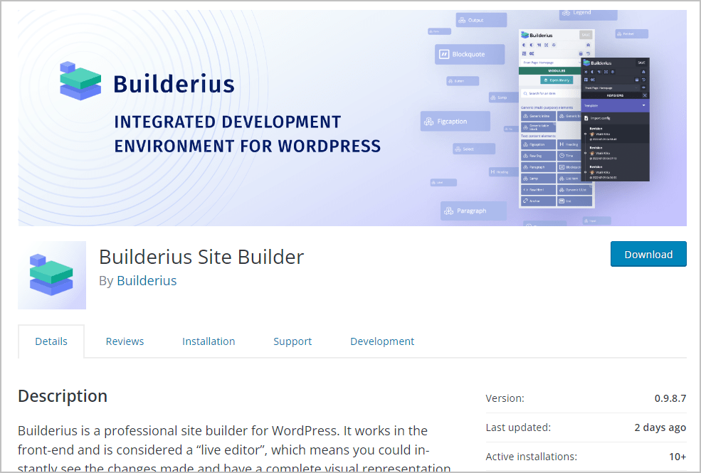 First Look At Builderius Pro - WebTNG