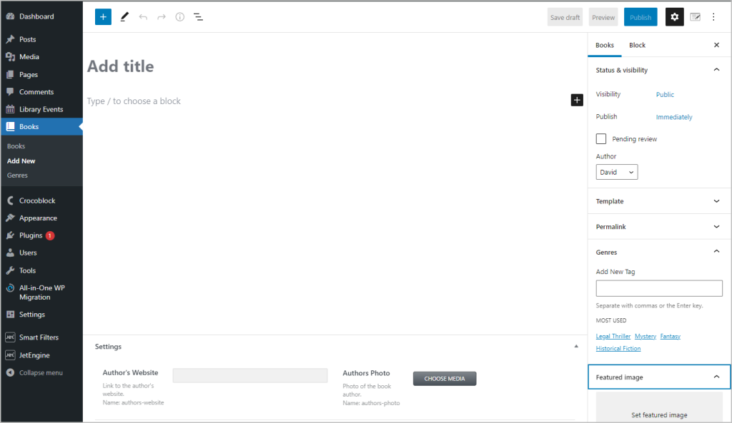 Creating a Custom Post Type Using Crocoblock JetEngine - WebTNG