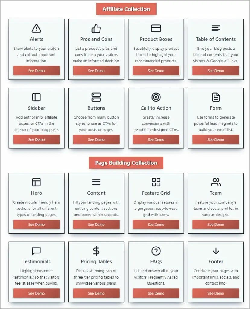 blogging blocks collections