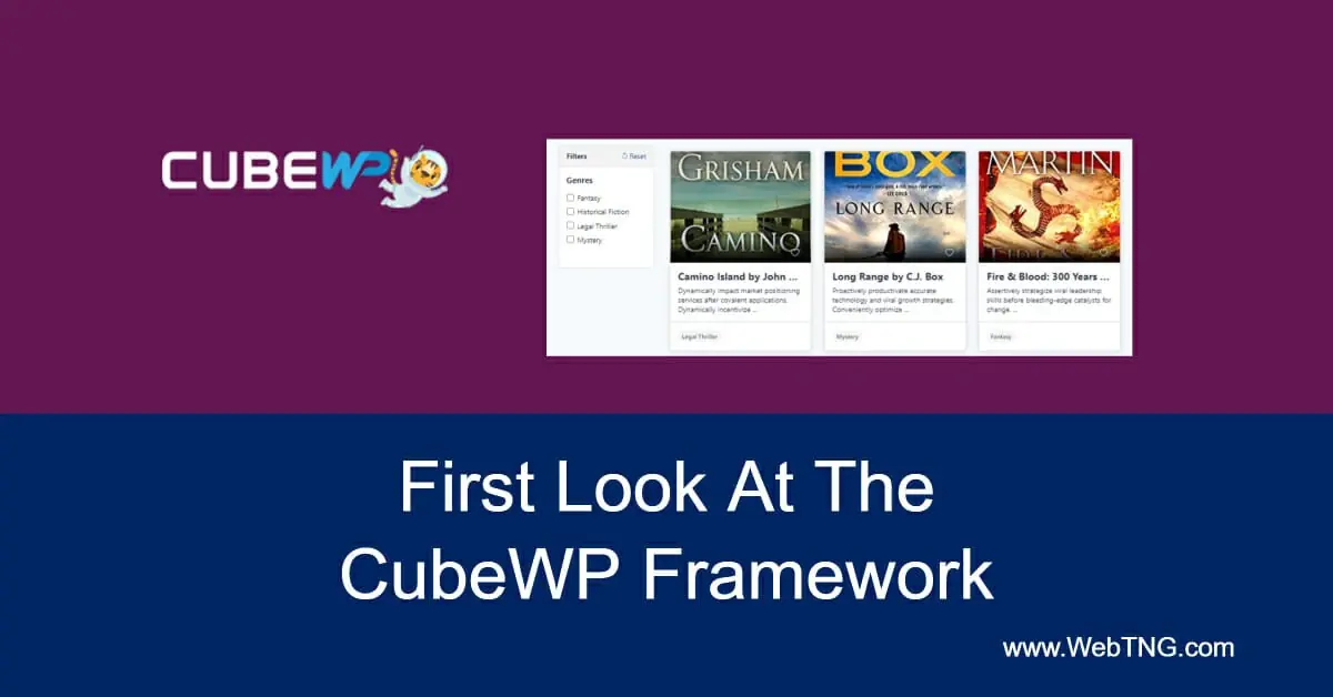 first look at the cubewp framework