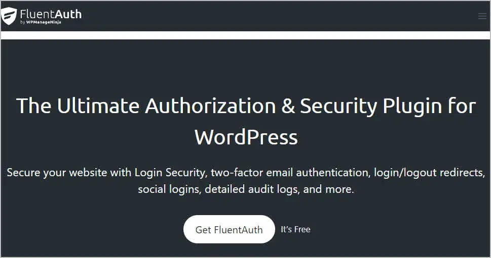 fluentauth on the web