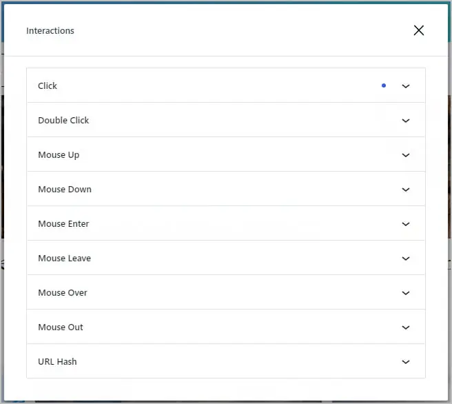 cwicly block interactions