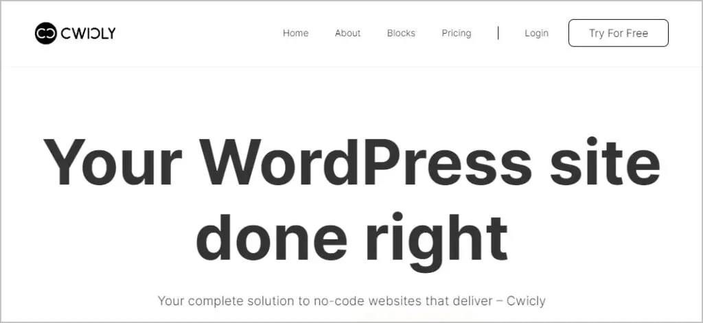 cwicly website