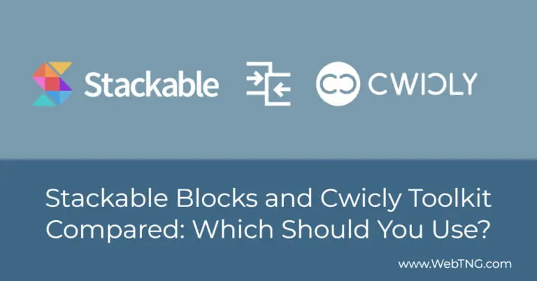 stackable blocks and cwicly toolkit compared