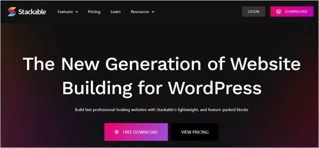 stackable blocks website