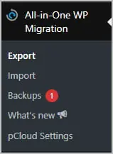 all in one wp migration