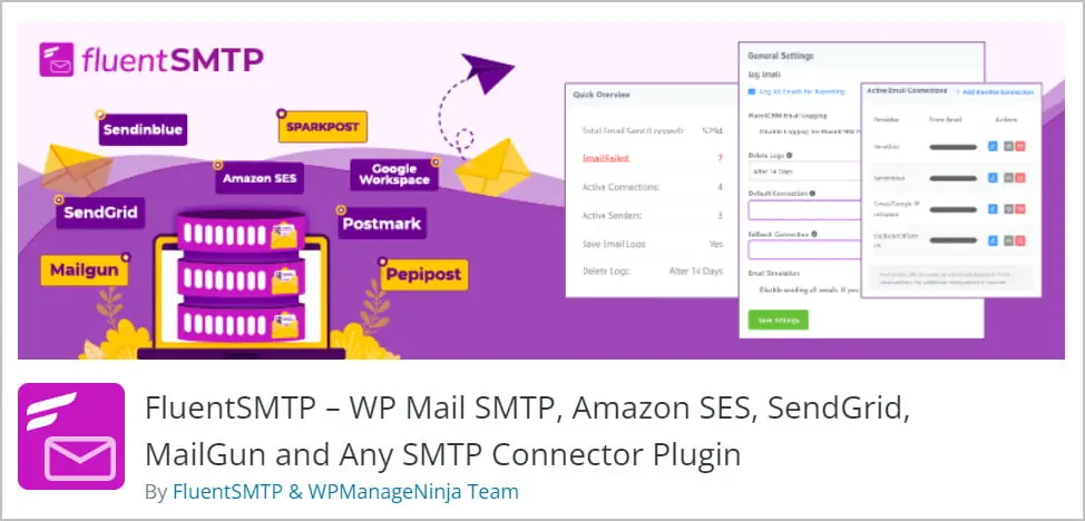 fluentsmtp on wordpress org