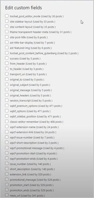 Free Plugin Edit Custom Fields Webtng