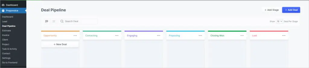 starting deal pipeline