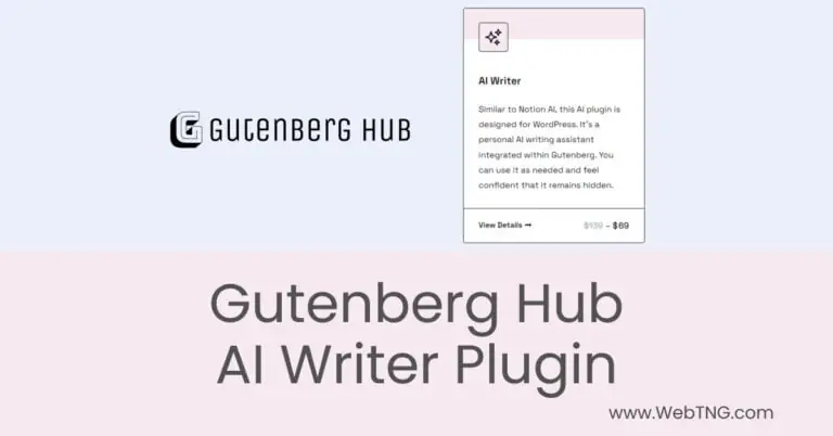 gutenberg hub ai writer plugin feature