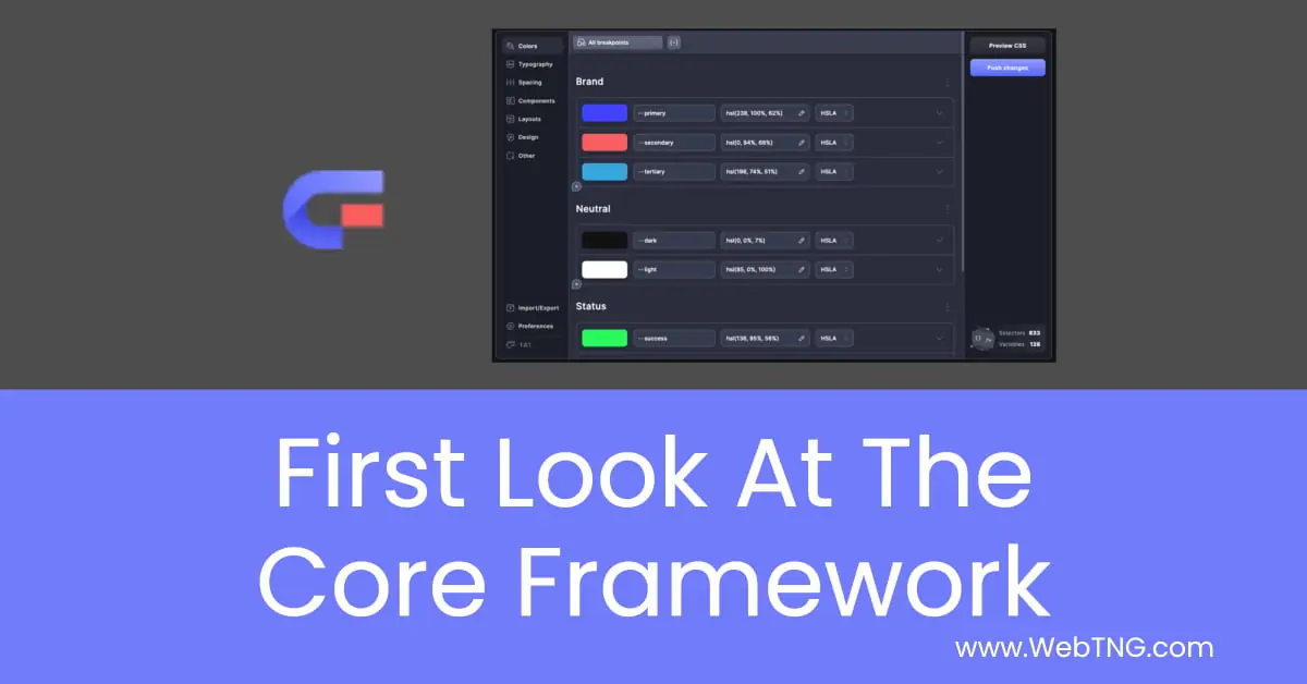 first look at the core framework