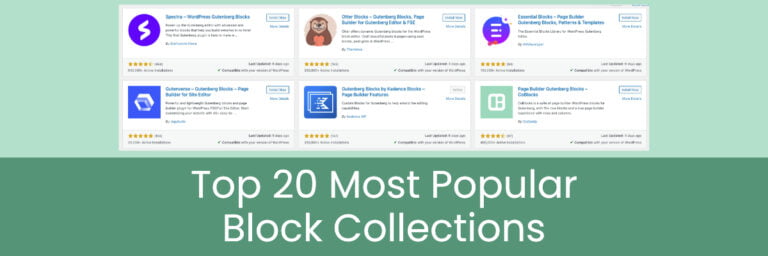 top 20 most popular block collections