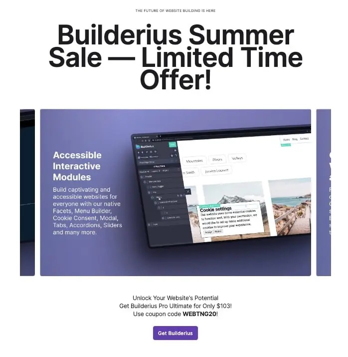 builderius sale
