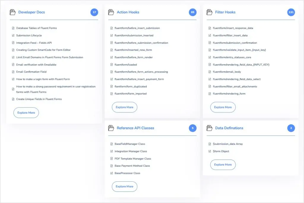 fluent forms developer docs